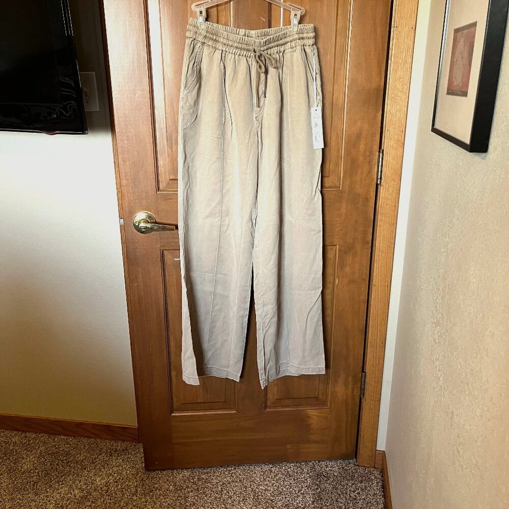 Anthropologie On the Road Wide leg Track Pants